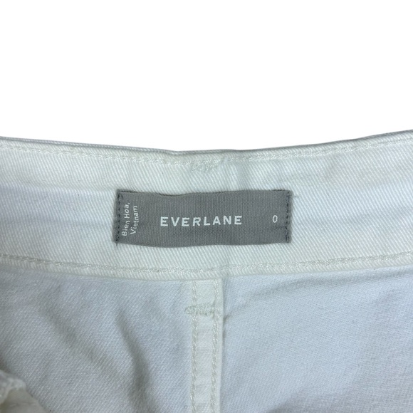 Everlane The Utility Barrel Pant High-Rise Crop Bone White Stretch Grunge Sz 0 - Picture 11 of 15